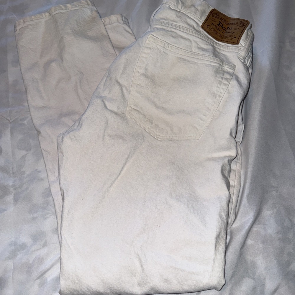 Polo Ralph Lauren  Jeans Men's 34x30 White Denim Pants